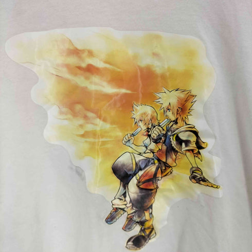 キャラクタープリントクルーネックTシャツ メンズ  L